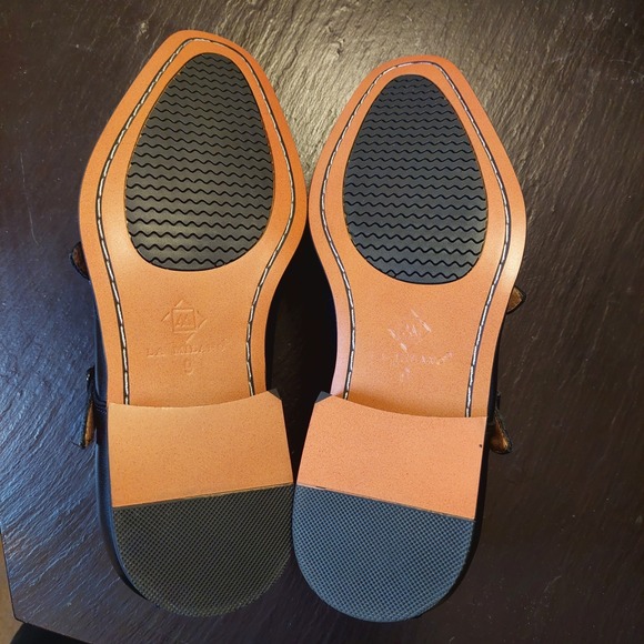 NEW! La Milano Men's Clark Leather Double Monk Strap Dress Shoes Black Sz 9M $70 - Picture 7 of 16